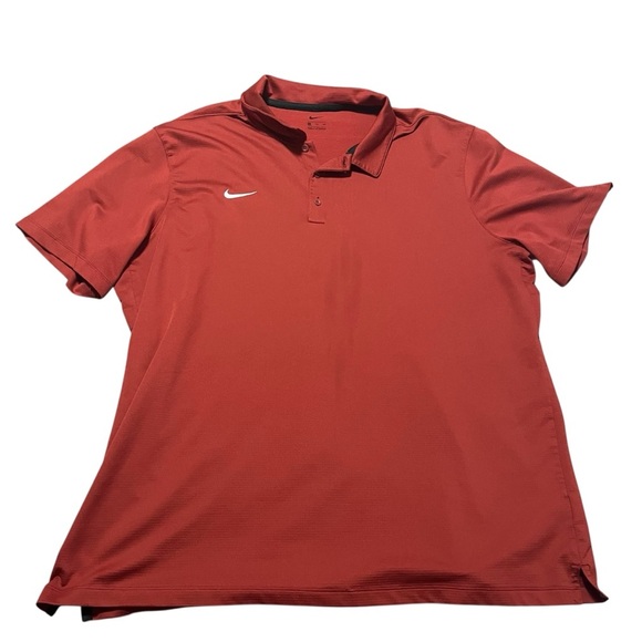 Nike Dri Fit Men's Polo Shirt Maroon Size XXL Golf Athletic Sport Big and Tall - Picture 1 of 6